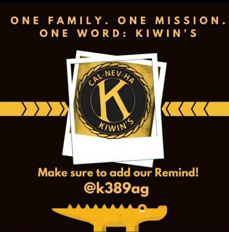 The official slogan and Remind code for KIWINS, @los.atos.kiwins on Instagram.