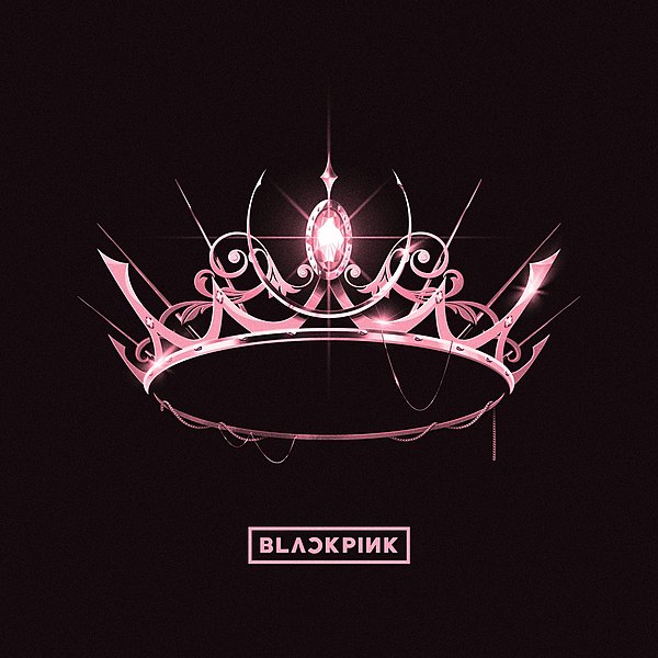 Blackpink’s new album “The Album” features a pink crown on the cover, matching the simplicity of the title yet the intensity of the music. Photo courtesy of Wikimedia Commons