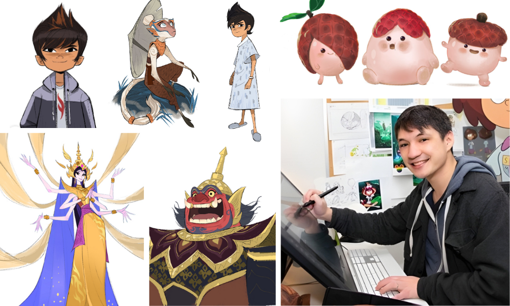 Concept art from Sony Animation’s canceled Thai-inspired feature film, shared by Matt Braly and illustrated by Brandon Wu, highlights the vibrant cultural vision that will no longer move forward. 